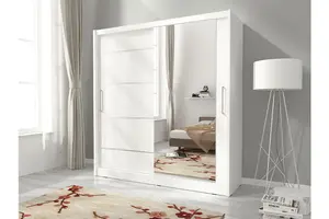 Maya 01 Sliding Wardrobe Compact Elegance with Customizable Storage