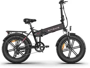 Engwe EP-2 Pro | All Terrain Tyres Folding Electric Bike, Black / EU Version 250W