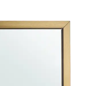 Beliani Scandinavian Standing Mirror TORCY Gold