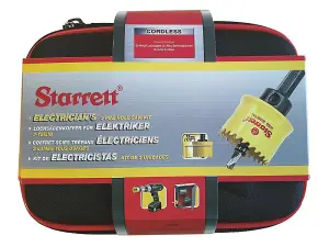 Starrett Cordless Smooth Cut Bi-Metal Holesaw Kit, 3 Piece