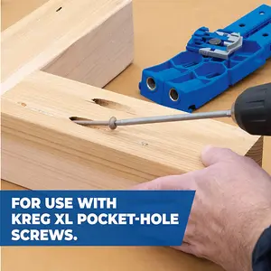 Kreg Pocket-Hole Jig XL - Creates pocket hole joints with twice as strong as standard pocket-hole joints