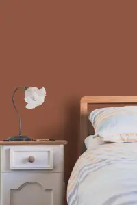 Leyland Trade Vinyl Soft Sheen Walls & Ceilings Emulsion Paint Copper Brown (RAL 8004) - 5L