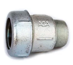 Agaflex 1 1/4 Inch x 40mm Pipe Compression Joint Fittings Male Thread Connector Union