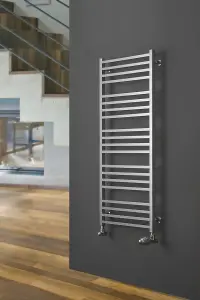 Agadon C4 740 x 500 mm Chrome Towel Radiator - 669 BTU - 5 Years Guarantee