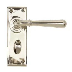 From The Anvil Polished Nickel Newbury Lever Bathroom Set