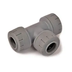 Polypipe PolyPlumb PB228 28mm Equal Tee - Single