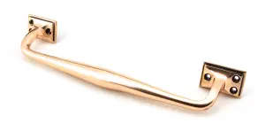 From The Anvil Polished Bronze 300mm Art Deco Pull Handle