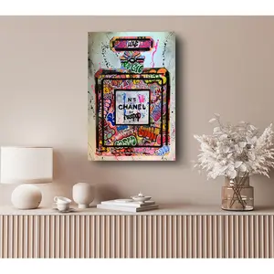 Perfume No. - Wrapped Canvas Print 106.6cm H x 66cm W