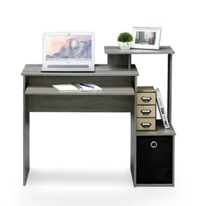 Furinno Econ Multipurpose Home Office Computer Writing Desk w/Bin