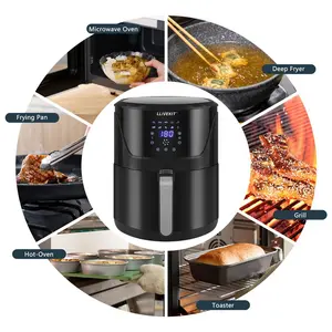 7 L Family Digital Touchscreen Air Fryer Black