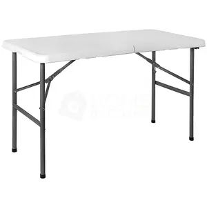 Foldable 4ft Heavy Duty Folding Camping Picnic Garden Portable Table