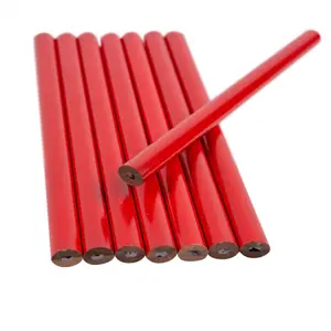 Blackspur - Carpenters Pencils - Red - Pack of 8