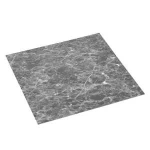 24 pcs Marble Effect Self Adhesive Vinyl Floor Tiles Set, Peel and Stick Floor Planks, 5m² Coverage