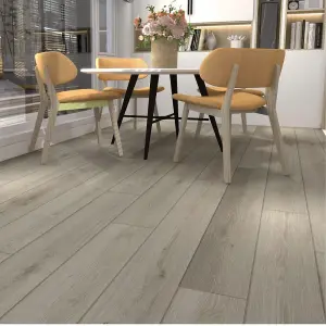 SPC Click Flooring Composite Plank Flooring Smoke Grey Oak Plank Style 2.193m2 Pack