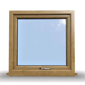 895mm (W) x 1095mm (H) Wooden Stormproof Window - 1 Window (Opening) - Toughened Safety Glass