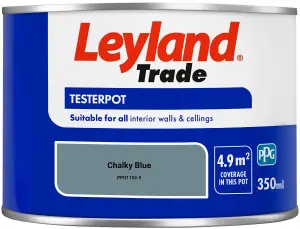 Leyland Trade Vinyl Matt Walls & Ceilings Emulsion Paint Chalky Blue (PPG1153-5) 350ml Tester