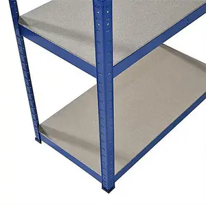 FSC Certified Rapid Racking Budget Shelving 450mmd 5 Chipboard Blue