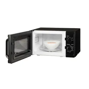 Cookology 800W Microwave 20L Manual Control Freestanding - CMAFS20LBK Black