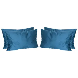 Rectangle Velvet Cushions - 60cm x 40cm - Pack of 4