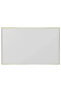 MirrorOutlet Artus - Gold Aluminium Edged Full Length Wall Leaner Mirror 68" X 43" (174CM X 110CM)