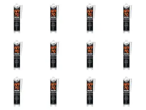 Bond it WP70 Oxime Silicone Anthracite EU3 310ml (Pack of 12)