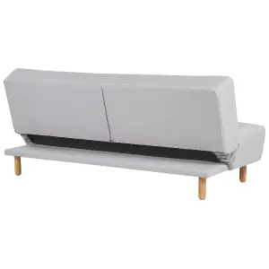 Sofa Bed ALSTEN Light Grey Symmetrical