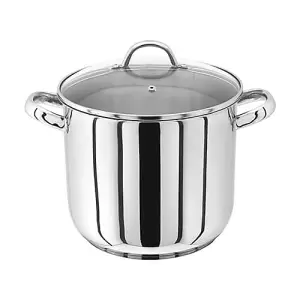 Judge 22cm Stainless Steel Stockpot With Vented Glass Lid, 6.5 Litre