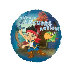 Jake And The Never Land Pirates Foil Balloon Multicoloured (One Size)