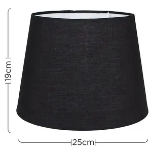 ValueLights Aspen Black Ceiling Pendant Shade