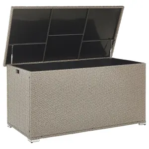 Storage Box PE Rattan Taupe MODENA