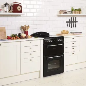 Leisure Cookmaster CLA60CEK 60cm Double Electric Cooker with Ceramic Hob - Black