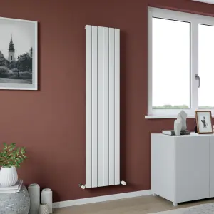 Agadon Vienna Aluminium Designer Radiator 1800 x 415 mm White - 2806 BTU - 10 Years Guarantee