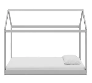 Taylor Kids Wooden Bed Single House , Light Grey