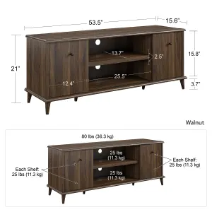 Farnsworth TV-Stand Walnut Look