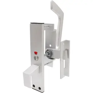 EAI - Disabled Toilet Lock Facility Indicator Bolt Set Washroom Bathroom Cubical Vacant Engaged Bolt- Satin Aluminium