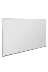 MirrorOutlet Artus - Silver Aluminium Edged Full Length Wall Leaner Mirror 68" X 33" (174CM X 85CM)