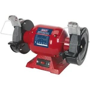 150mm Heavy Duty Bench Grinder with 450W Induction Motor and Dual Grinding Stones