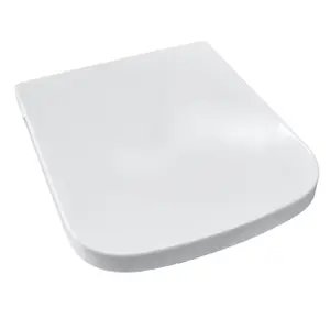 Square Medici Soft Closing Toilet Seat & Cover Top Fixing White Soft Close Urea