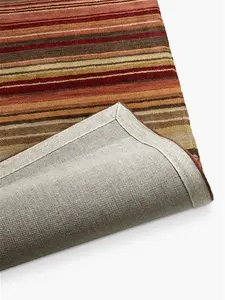 John Lewis Russet Multistripe Rug