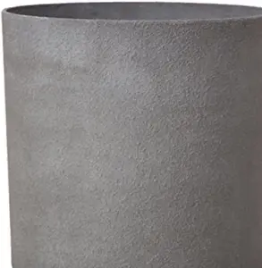 Primrose Volcanic Grey Cylinder Round Outdoor Plant Pot Planter 43cm