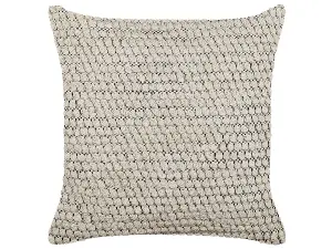 Throw Cushion HOWEA Cotton 45 x 45 cm Geometric Beige