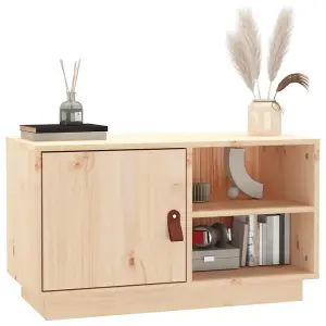 vidaXL TV Cabinet 70x34x40 cm Solid Wood Pine