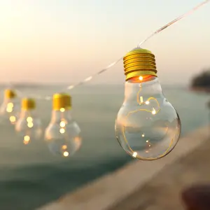 Lumify USB Solar Vintage Bulb Lights - Set Of 10