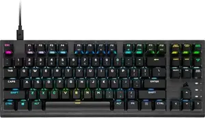 CORSAIR K60 RGB PRO TKL Mechanical Gaming Keyboard - Black, Black