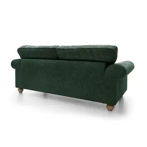 Ingrid 3 Seater Sofa in Jungle Green