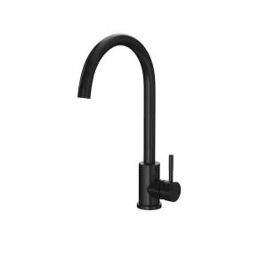 Keenware KKT-443 Kilburn Contemporary Monobloc Kitchen Mixer Tap: Black