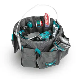 Makita E-05527 Tool Bucket Tote Bag Toolbag Fixings Bag Organiser Strap System