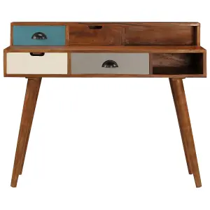 Berkfield Writing Desk 110x50x90 cm Solid Acacia Wood