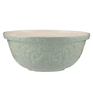 Mason Cash Home to Roost S12 Earthenware Mixing Bowl 29cm - Green