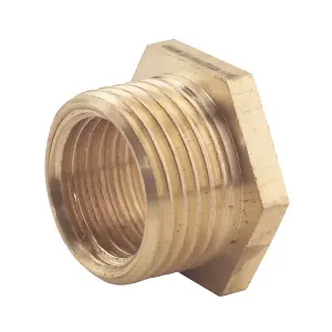 Plumbsure Threaded Reducing Pipe fitting bush (Dia)19mm